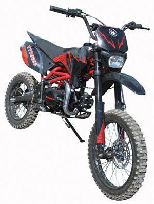 Off-road motocicleta TTR-125: especificaciones, fotos y comentarios