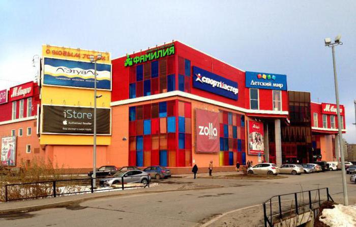 Centros comerciales en Tyumen. Descripción