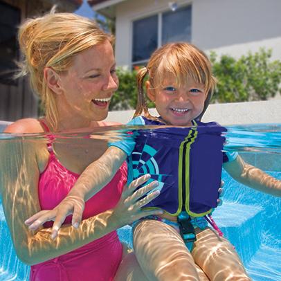 ¡Para su hijo es necesario un chaleco para nadar!