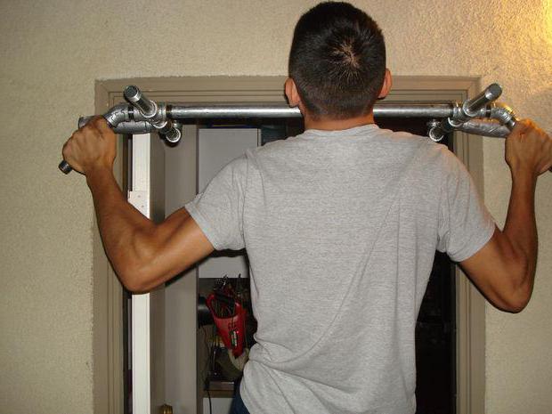 instalación de una barra horizontal en la pared