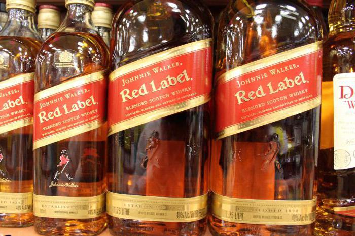 whisky johnnie walker rojo