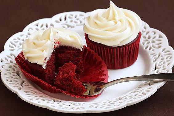 la receta más deliciosa para cupcakes de terciopelo rojo