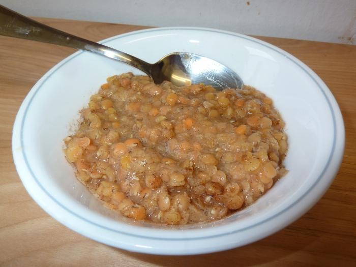 Gachas de lentejas: ¡una receta, una receta y una receta más!