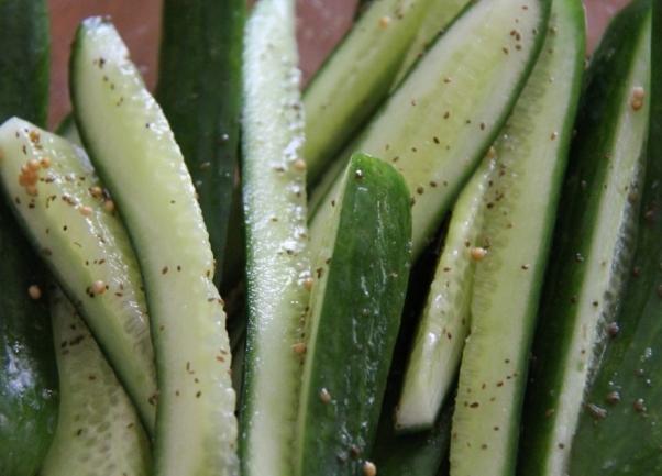 receta para sabroso pepino encurtido