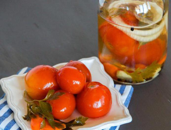 tomates con ácido de limón 