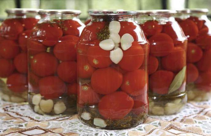 Tomates con ácido cítrico para el invierno 