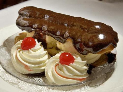 receta de eclairs con foto