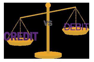 Rotación de débito y crédito