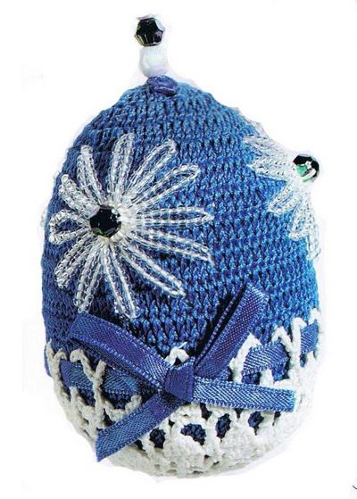 cómo hacer crochet huevos de Pascua