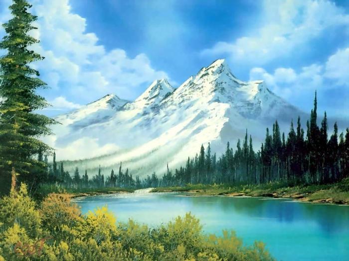 paisaje en pintura