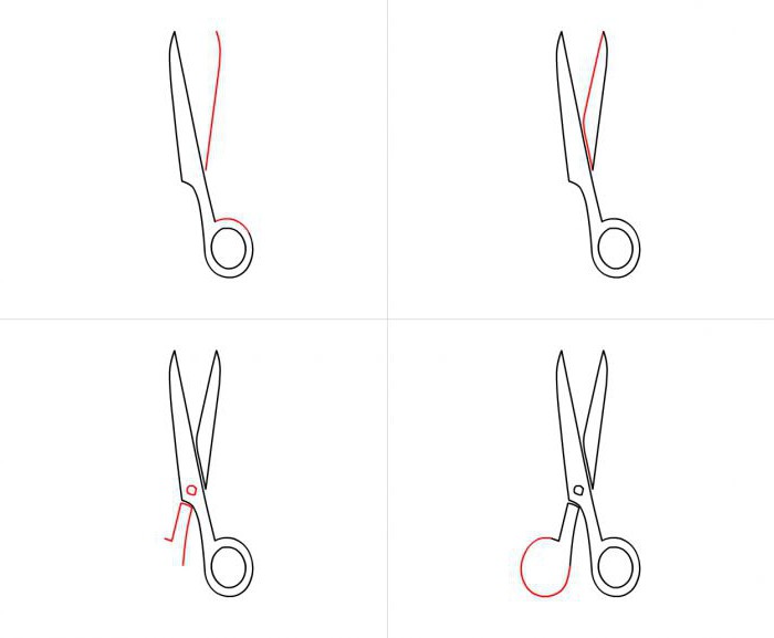 Cómo dibujar tijeras fácil y rápidamente