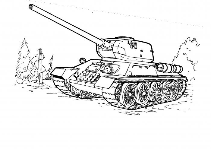 cómo dibujar un tanque