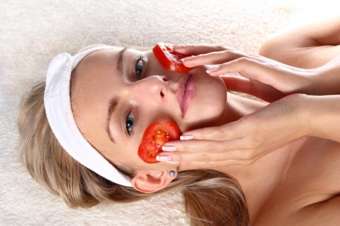 máscara de tomate para la cara