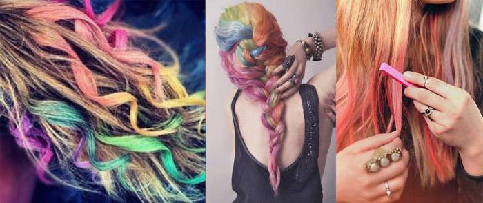 lápices de colores para el cabello cómo usar 