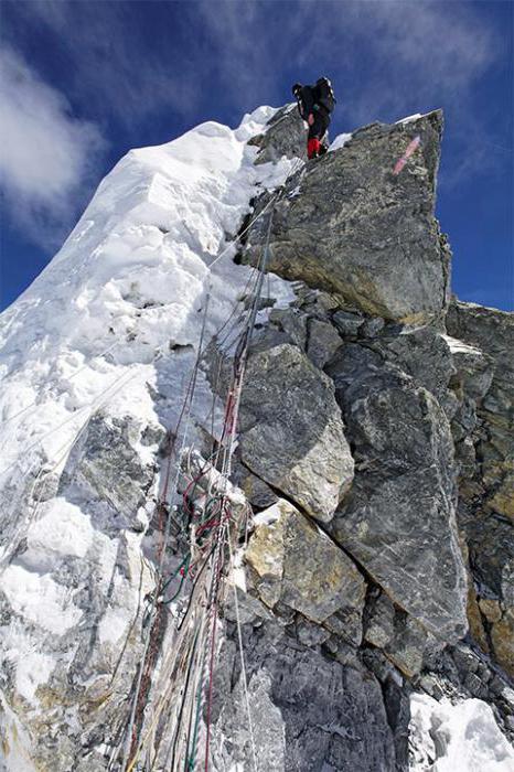 Hillary Hill, la ladera de la montaña del Monte Everest: descripción e historia