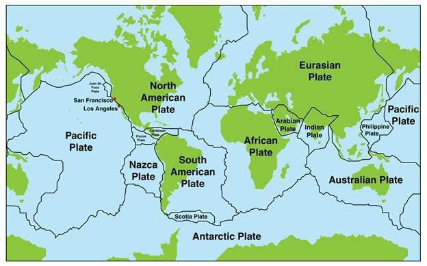 de qué elementos grandes es la geografía de la corteza terrestre 