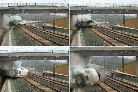 Gran accidente ferroviario en España el 24 de julio de 2013