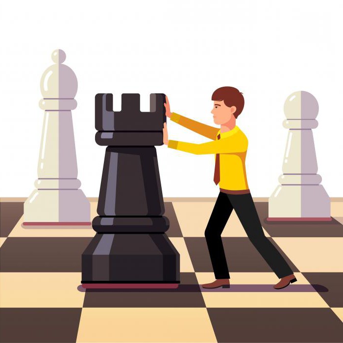 Rook es la segunda figura más valiosa en el ajedrez