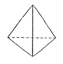 altura de una pirámide triangular