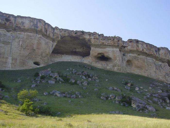 acantilado blanco de Crimea 