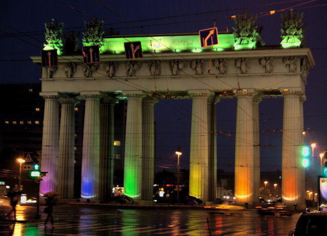 Las puertas triunfales de Moscú en San Petersburgo