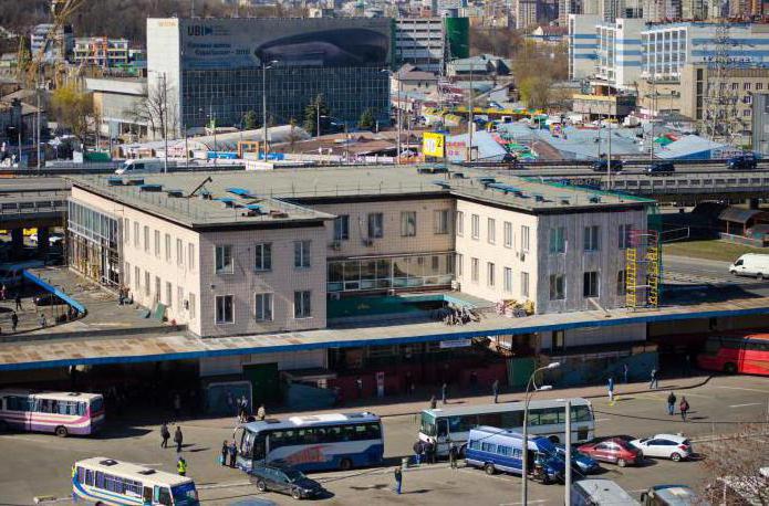 Transporte Kiev, estación de autobuses Central