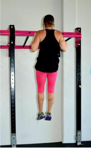 pull-ups en la barra