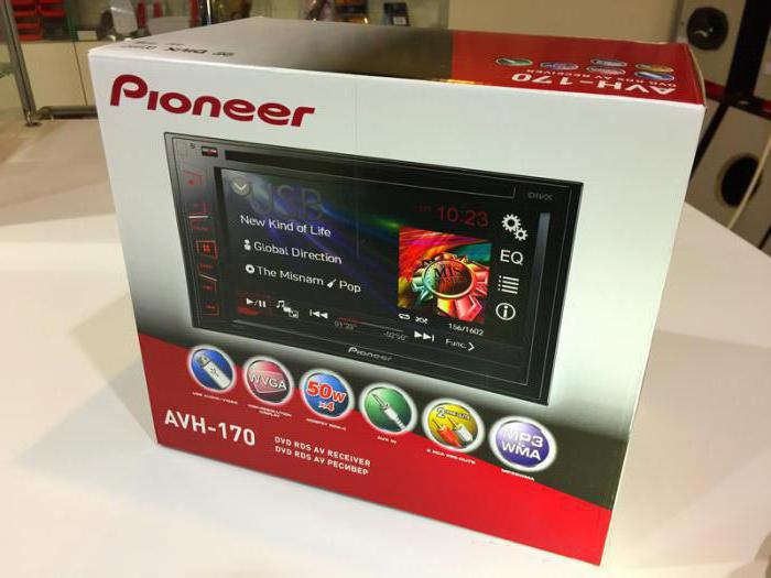 Especificaciones pioneer avh 170 