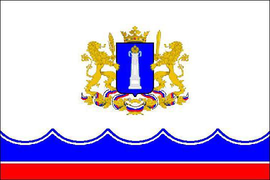 bandera de la región de Ulyanovsk