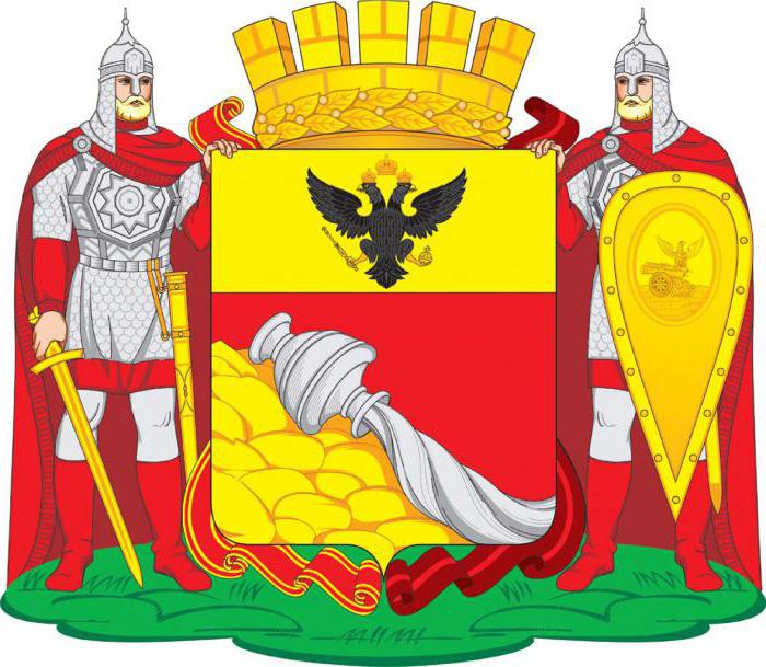 Escudo de Voronezh: descripción. Escudo de armas y la bandera de Voronezh