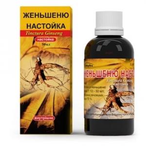 Droga "Tintura de ginseng": instrucciones de uso