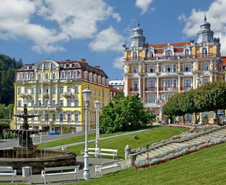 Mariánské Lázně. Sanatorios de un resort único