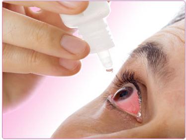¿Caerán gotas de inflamación en los ojos?